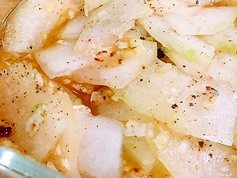 シャッキリ☆冬瓜の中華風漬物